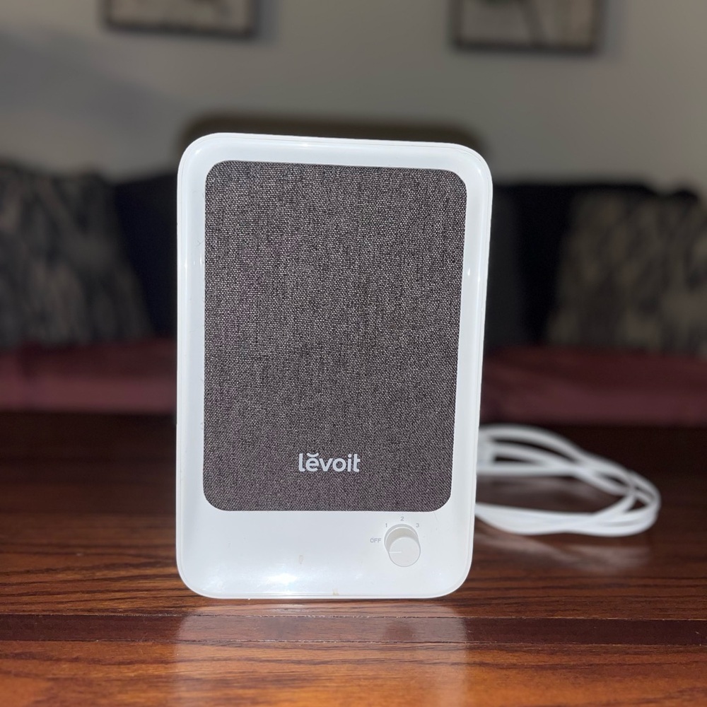 Levoit White and Black Air Purifier